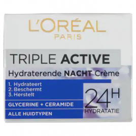 L'Oreal Paris triple active hydraterende nachtcreme