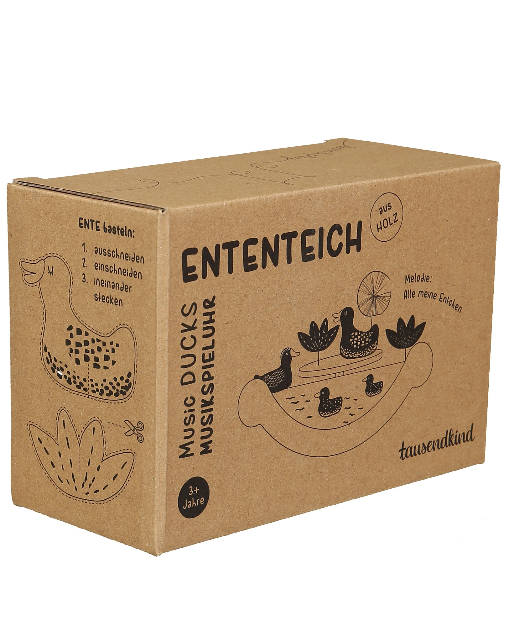 Spieluhr ENTENTEICH aus Holz