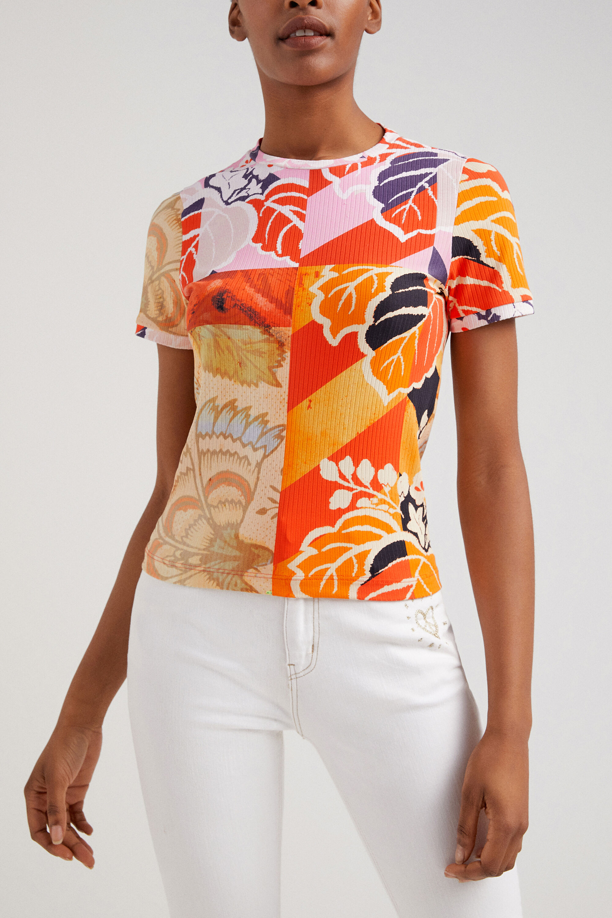 T-shirt côtelé M. Christian Lacroix