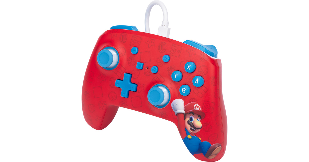PowerASwitch Wired Controller Woo Mario  (Rood)