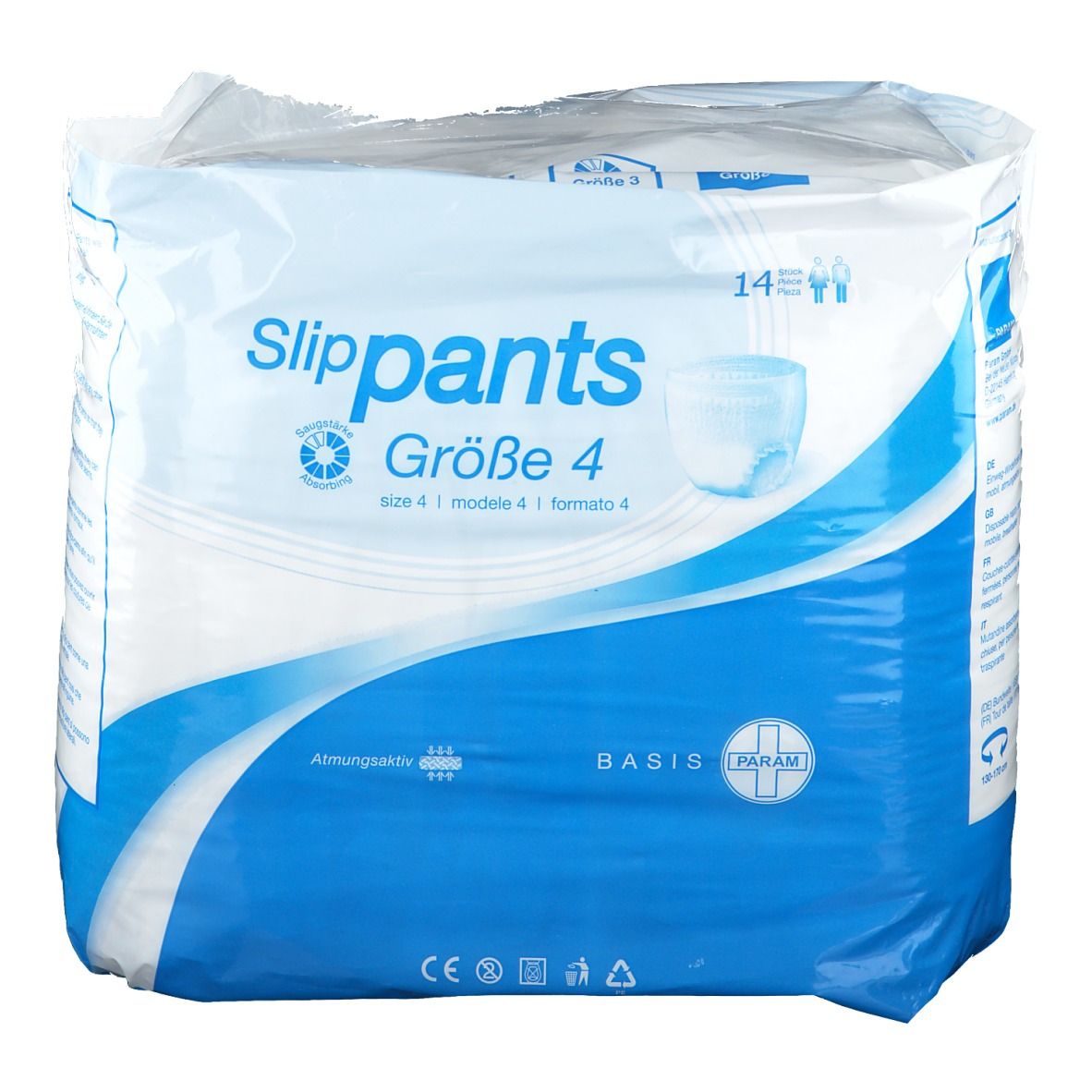 PARAM slip-Pants Basis Größe 4