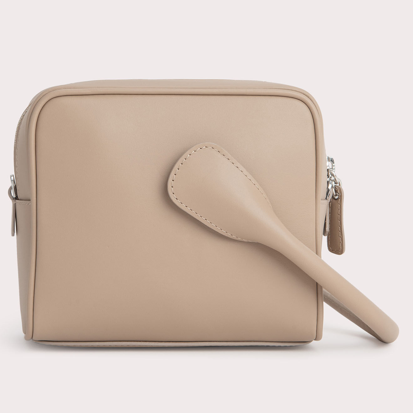 By Far Sac à main en Cuir Cam taupe -  17x18x10 cm