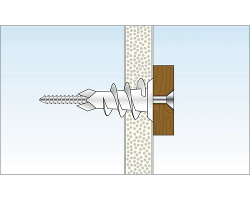 Gipsplaatanker Tox Spiraal 32 + schroef, 4 stuks