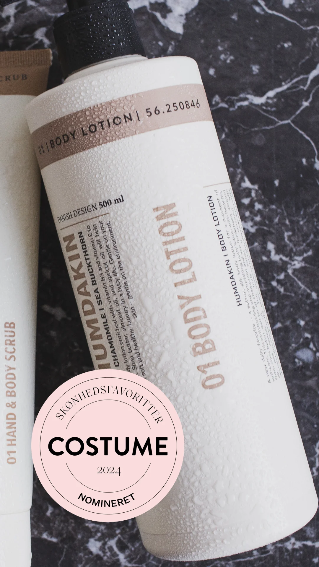 Humdakin  Body lotion, Chamomile and Sea Buckthorn - 500 ml.