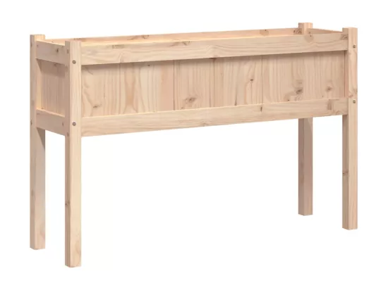 Jardinières avec pieds 110x31x70 cm bois de pin massif