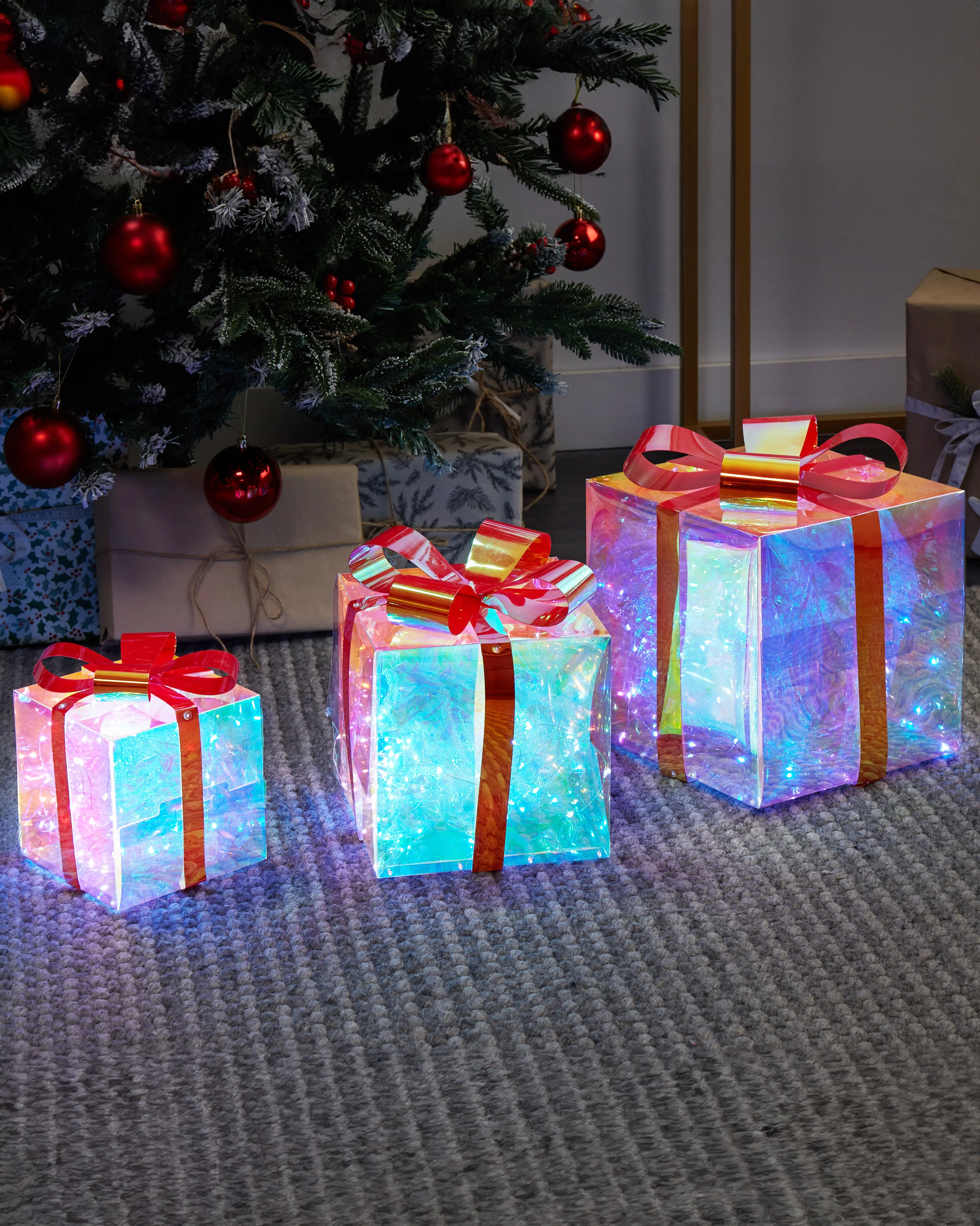 Kerstdecoratie LED CAPELLA Kerstcadeaus 15/20/25 cm Meerkleurig
