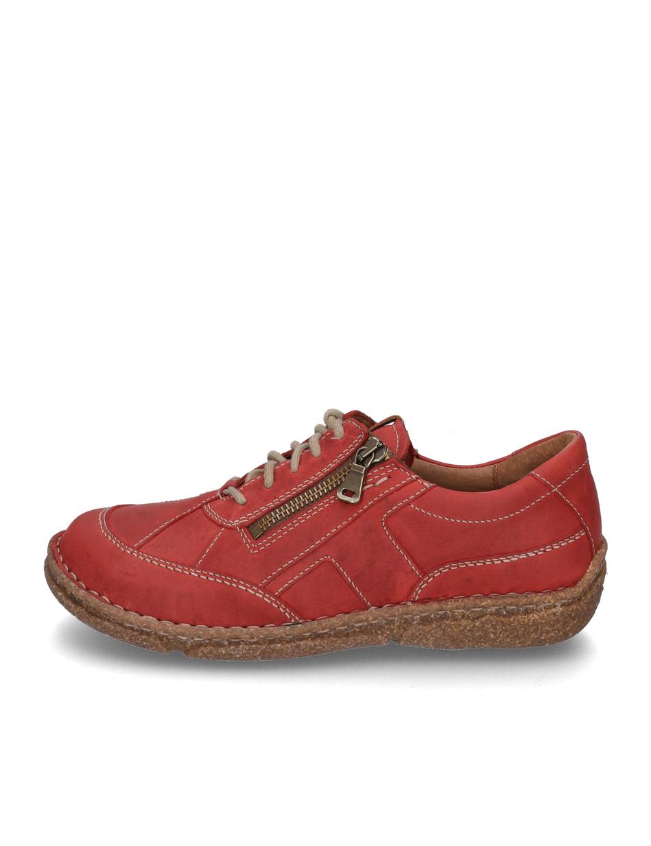 Halbschuh Neele 54, rot-kombi