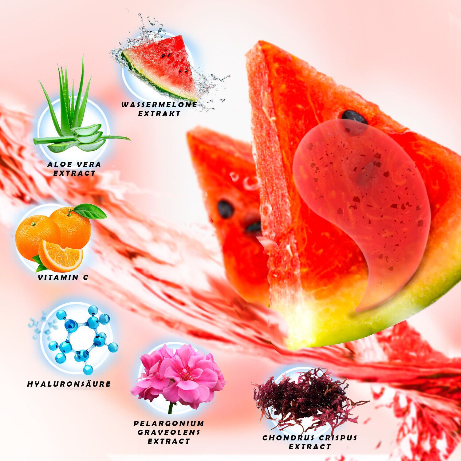P-Beauty Augenpads Anti Aging Wassermelone