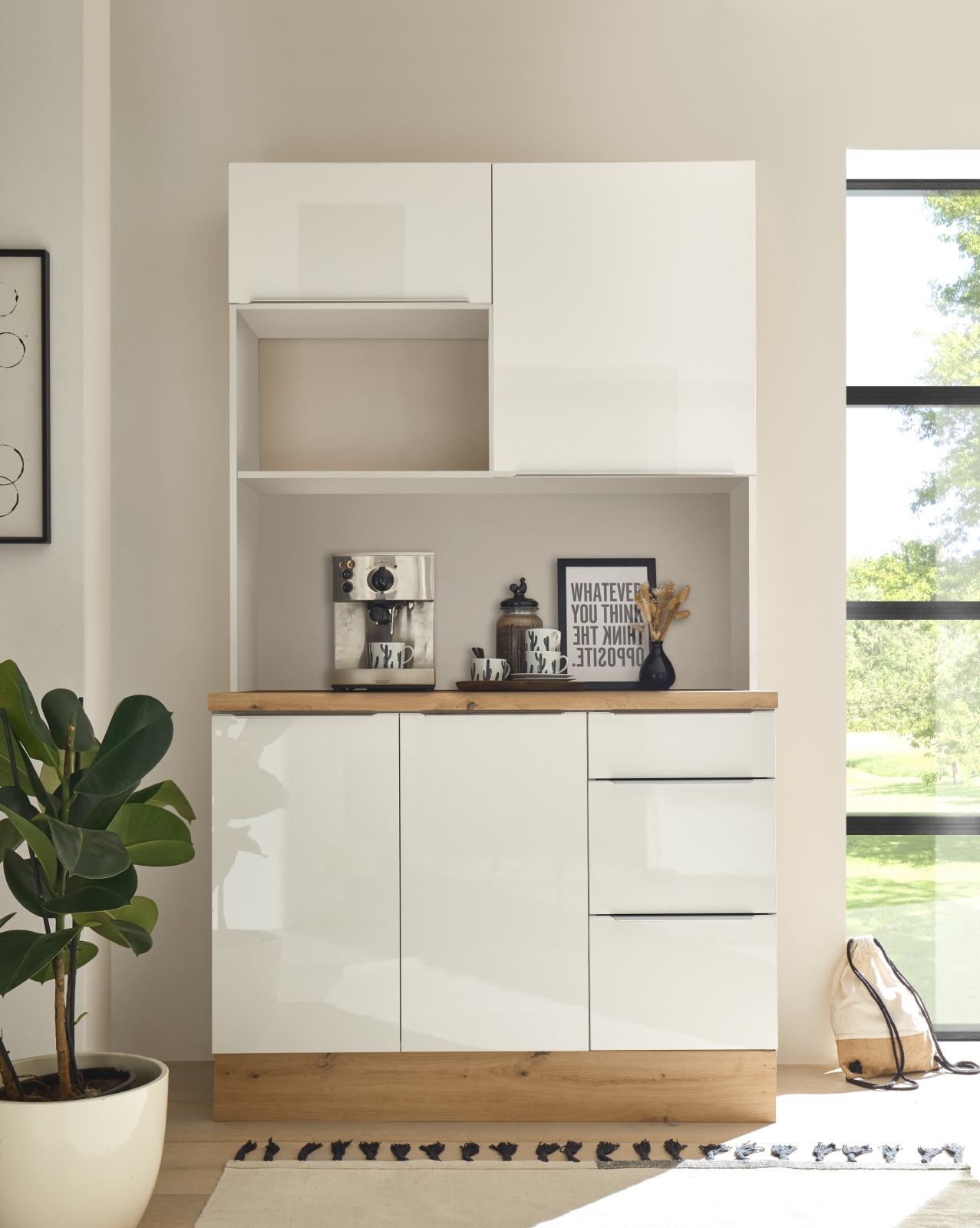 RESPEKTA Buffet - weiß Hochglanz - 120 cm