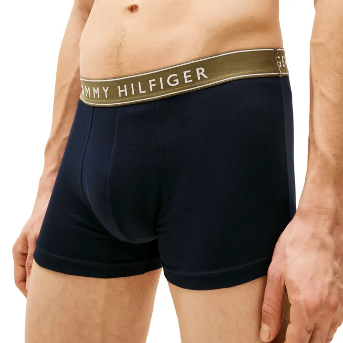Tommy Hilfiger Logo Waistband Trunk Boxershorts Heren (3-pack)