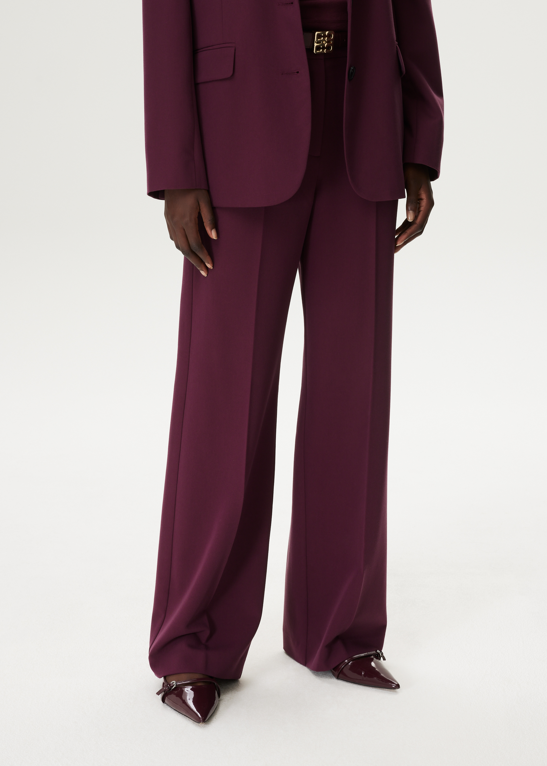 Pantalon met rechte pijpen