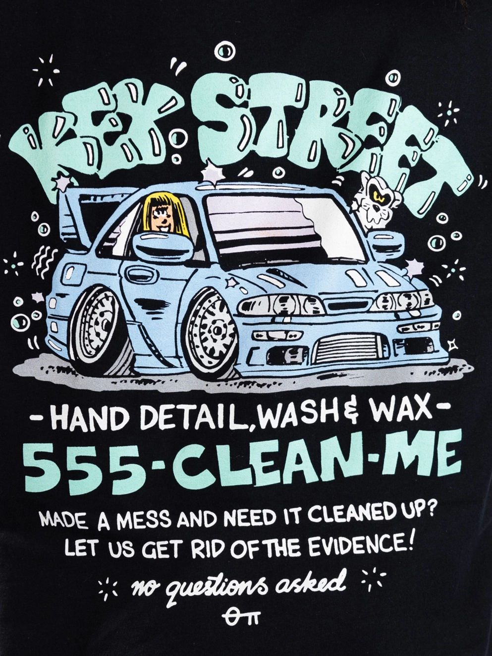 Key Street X FRKO Car Wash T-Shirt black