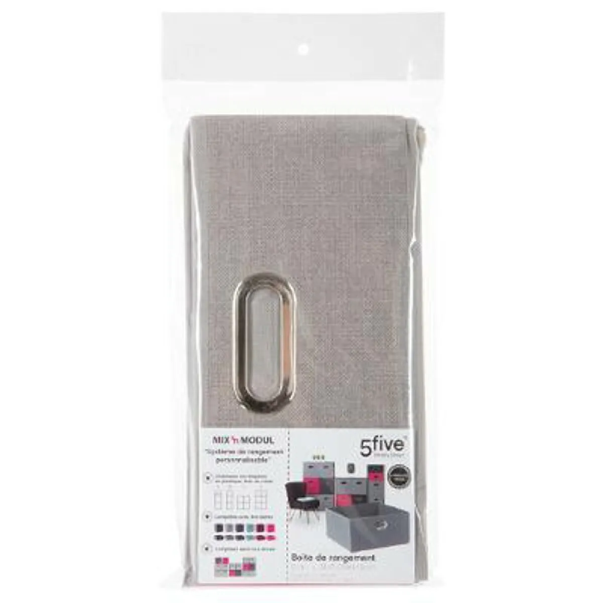 Boîte Pliable Premium - Gris Clair