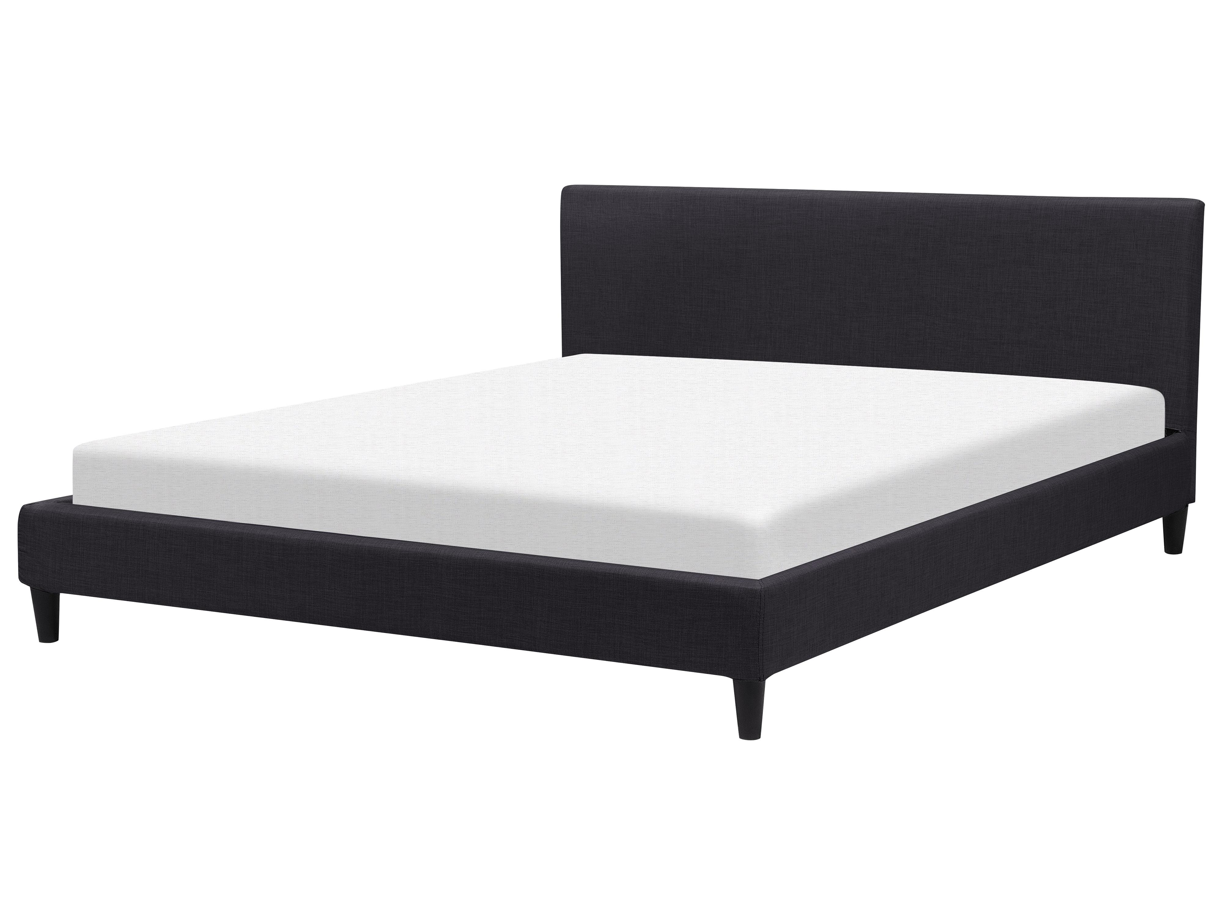 Bed Stof FITOU 180 x 200 cm Zwart