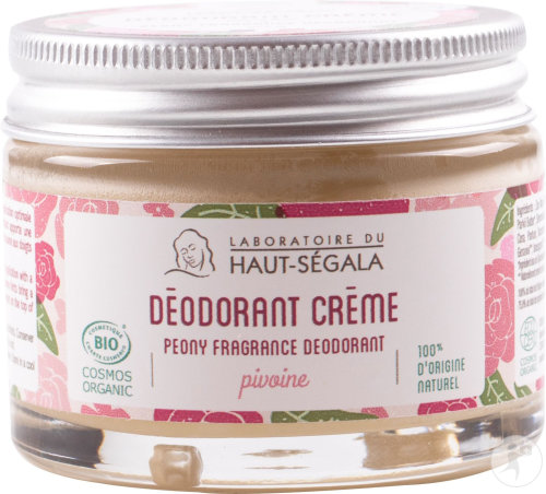Laboratoire Du Haut-Ségala Déodorant Crème Biologique Pivoine Pot 50g