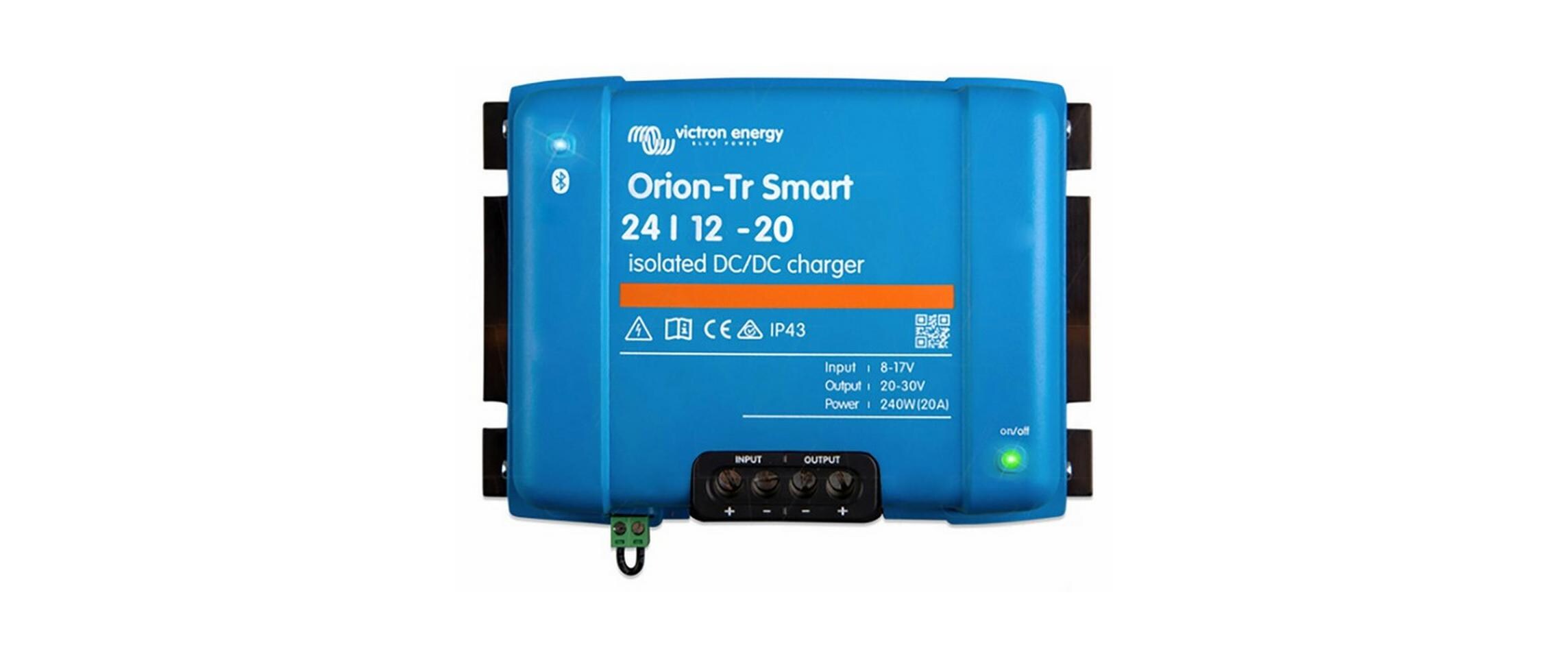 Laderegler Orion-Tr Smart 24-12 V 20A, 240 W<br>Ladewandler mit 3 Ladestufen, isoliert