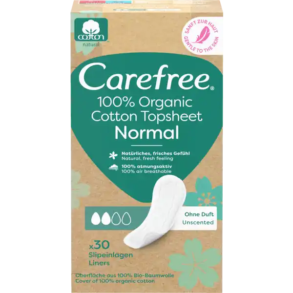 Slipeinlagen Organic Cotton Normal