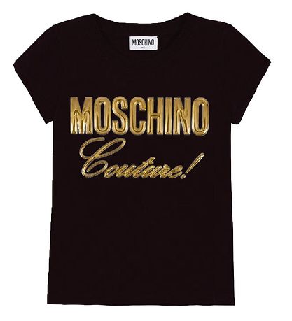 Moschino T-Shirt - Schwarz m. Gold