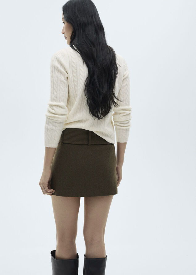 MANGO SWEATER. -- SEEDSPER Light beige