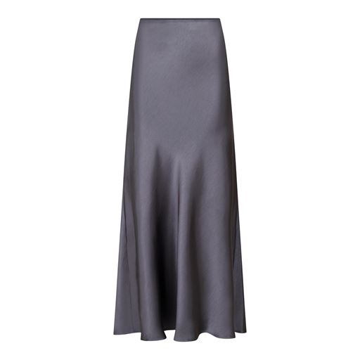 Neo Noir Vicky Heavy Sateen Nederdel, Dark Grey, 40