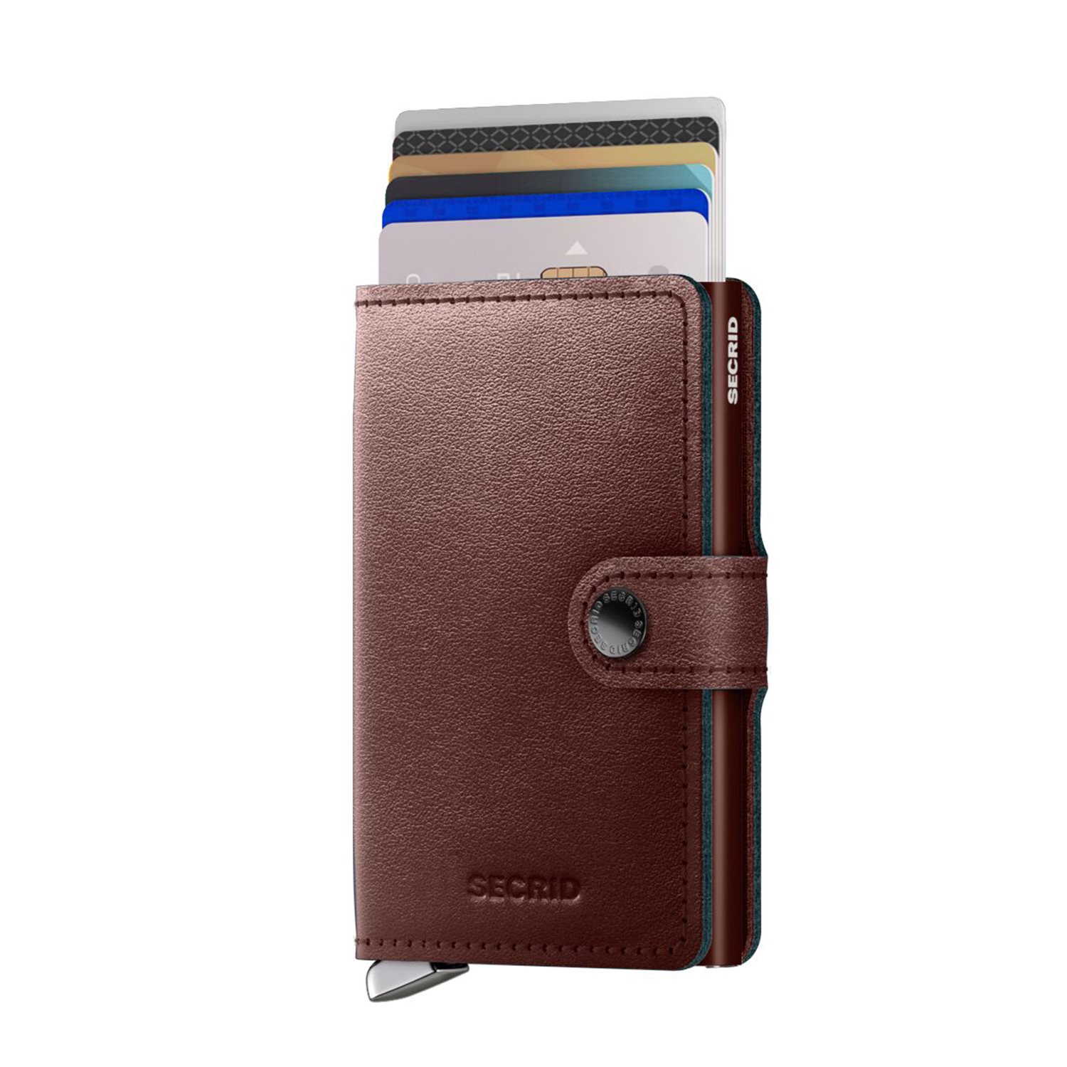 Secrid Miniwallet Portemonnee Dusk dark brown