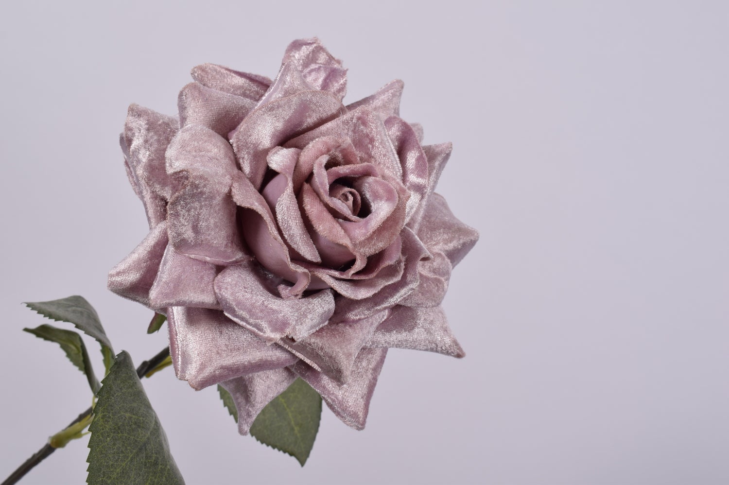 Silk-ka kunstbloem Roos roze 65 cm