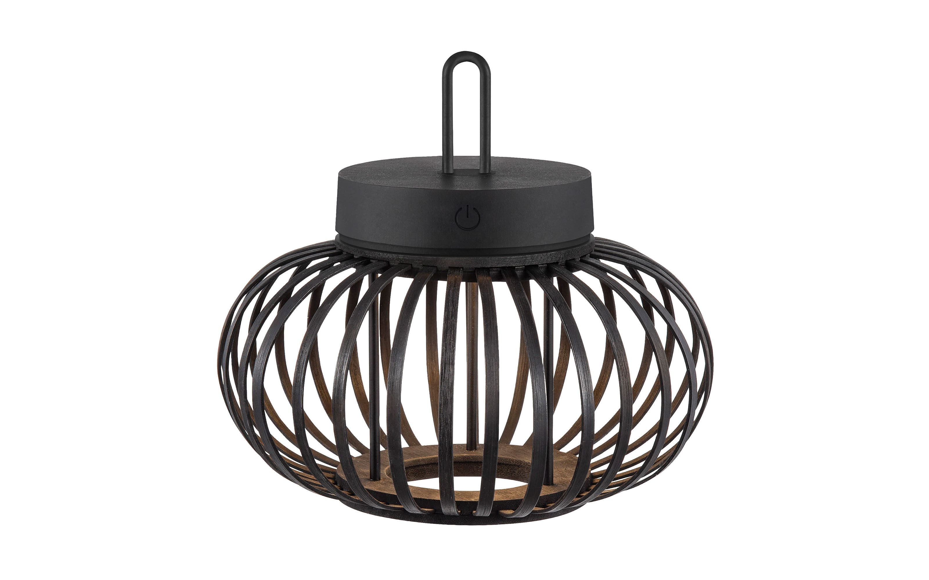 LED-Akkupendelleuchte Akuba, schwarz, 25 cm, inkl. Memoryfunktion