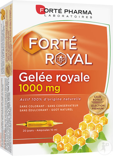 Forté Pharma Forté Royal Gelée Royale 1000mg Ampoules 20x10ml