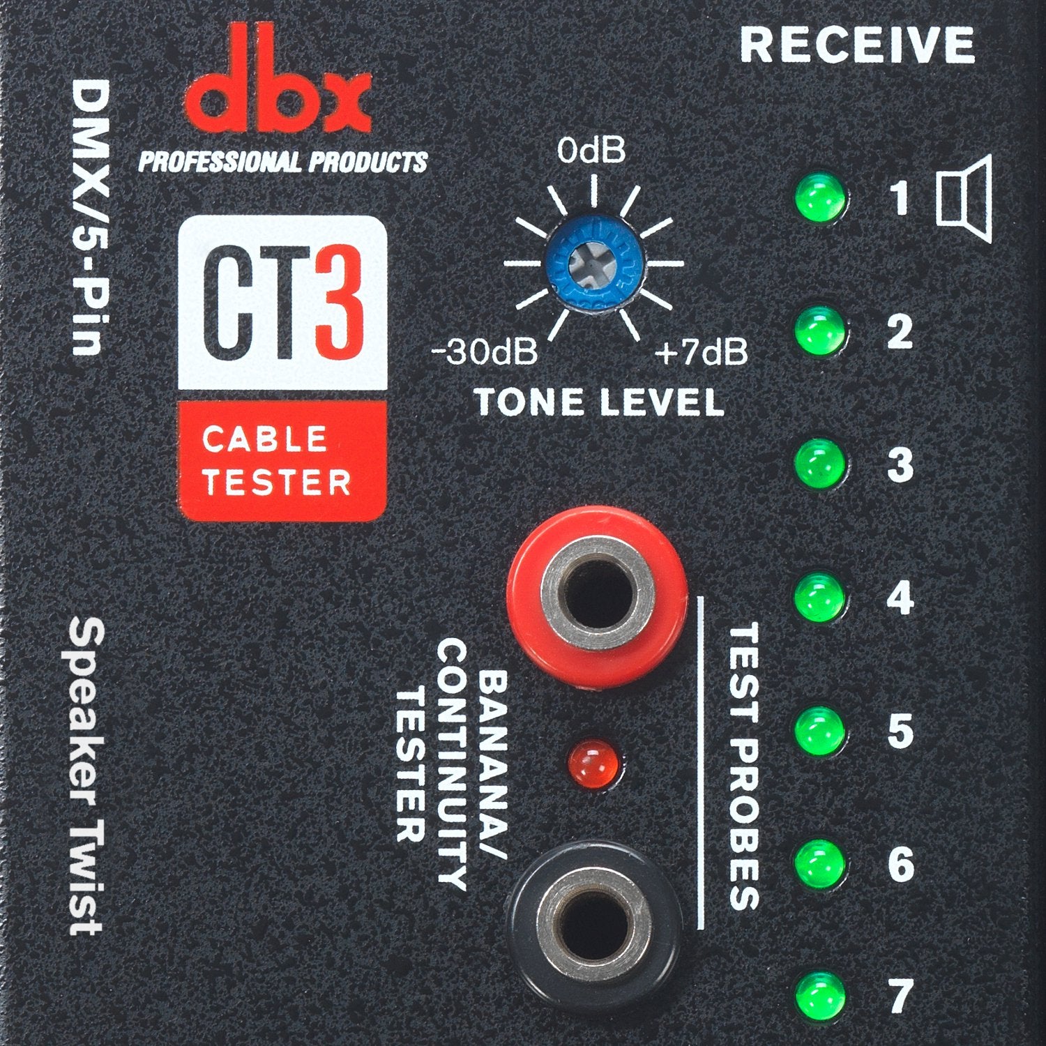 DBX CT-3 tweedelige kabeltester