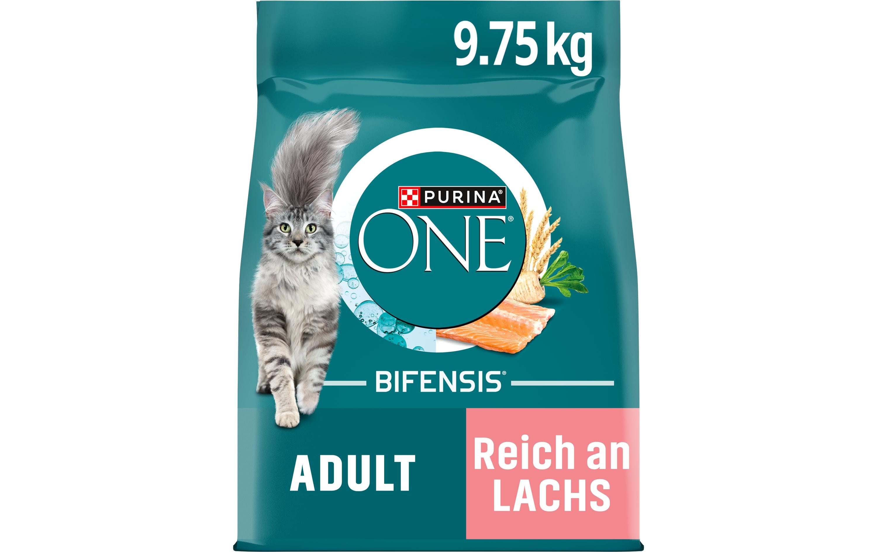 Trockenfutter Adult Lachs und Vollkorn 9.75 kgAlleinfuttermittel für ausgewachsene Katzen