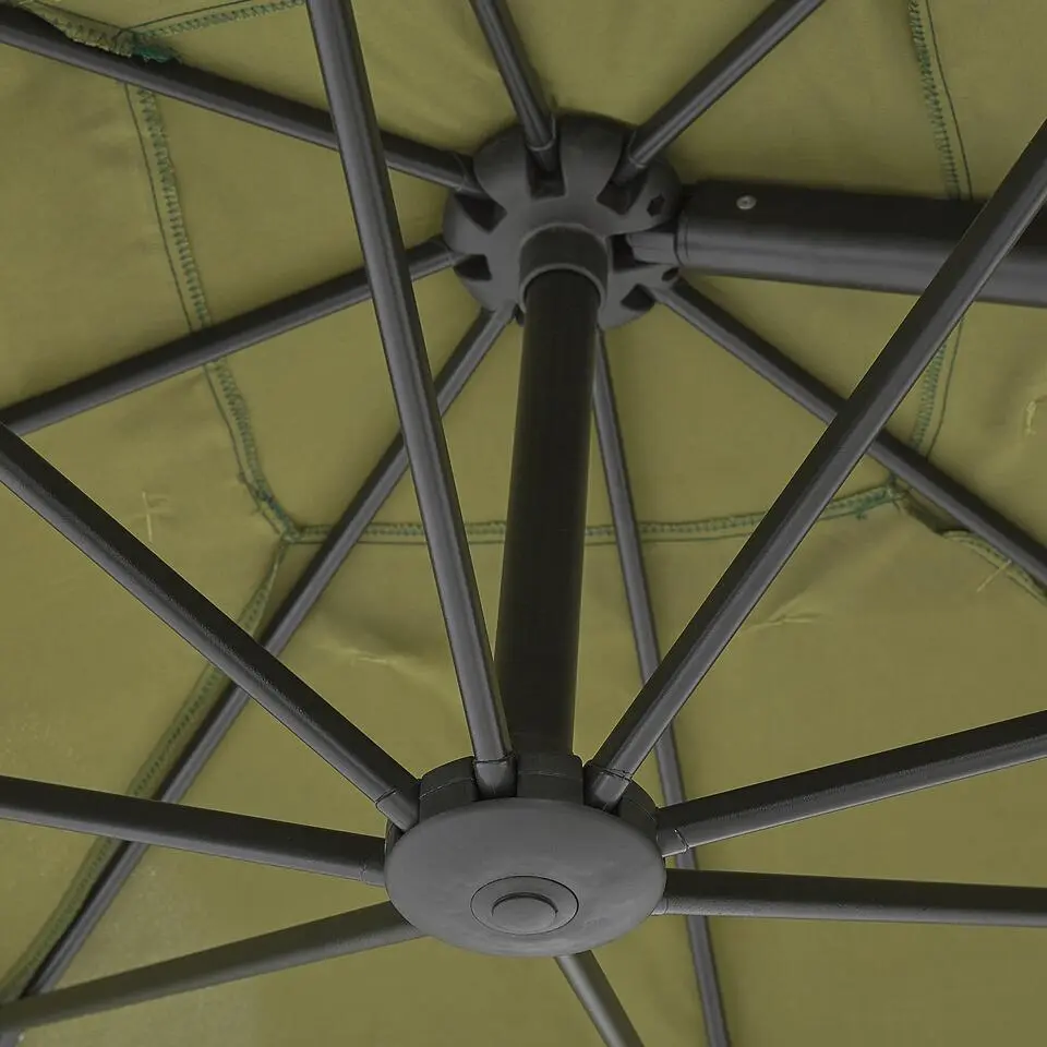 MONZA II - Zweefparasol - Groen - Polyester
