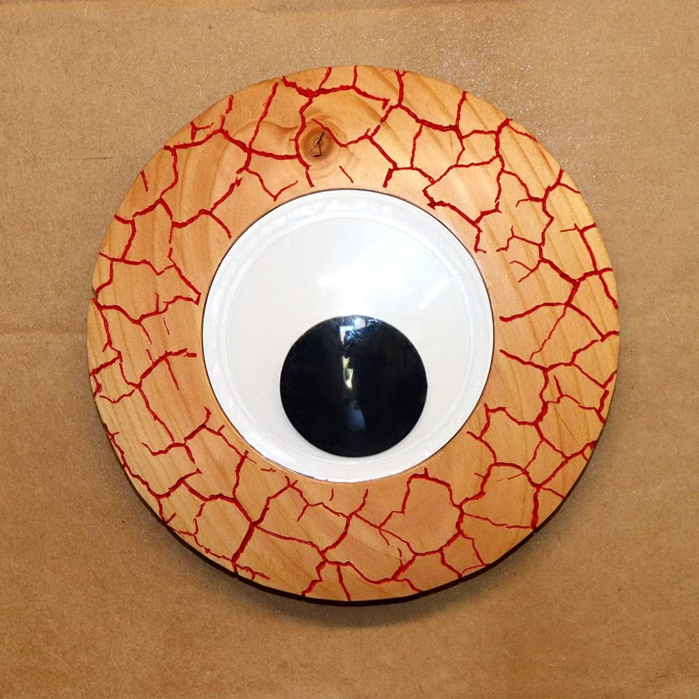 (2er Set) Ø7cm Selbstklebende Bastel Augen DIY Wackelaugen - Schwarz / Weiss