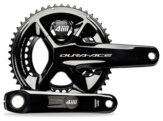 Pédalier Capteur de Puissance 4iiii Precision 3  Pro Dual Side - Shimano Dura-Ace FC-R9200 50/34 Dents 12V Noir