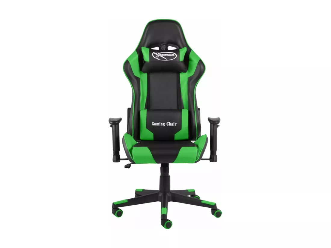 Chaise de jeu pivotante Vert PVC