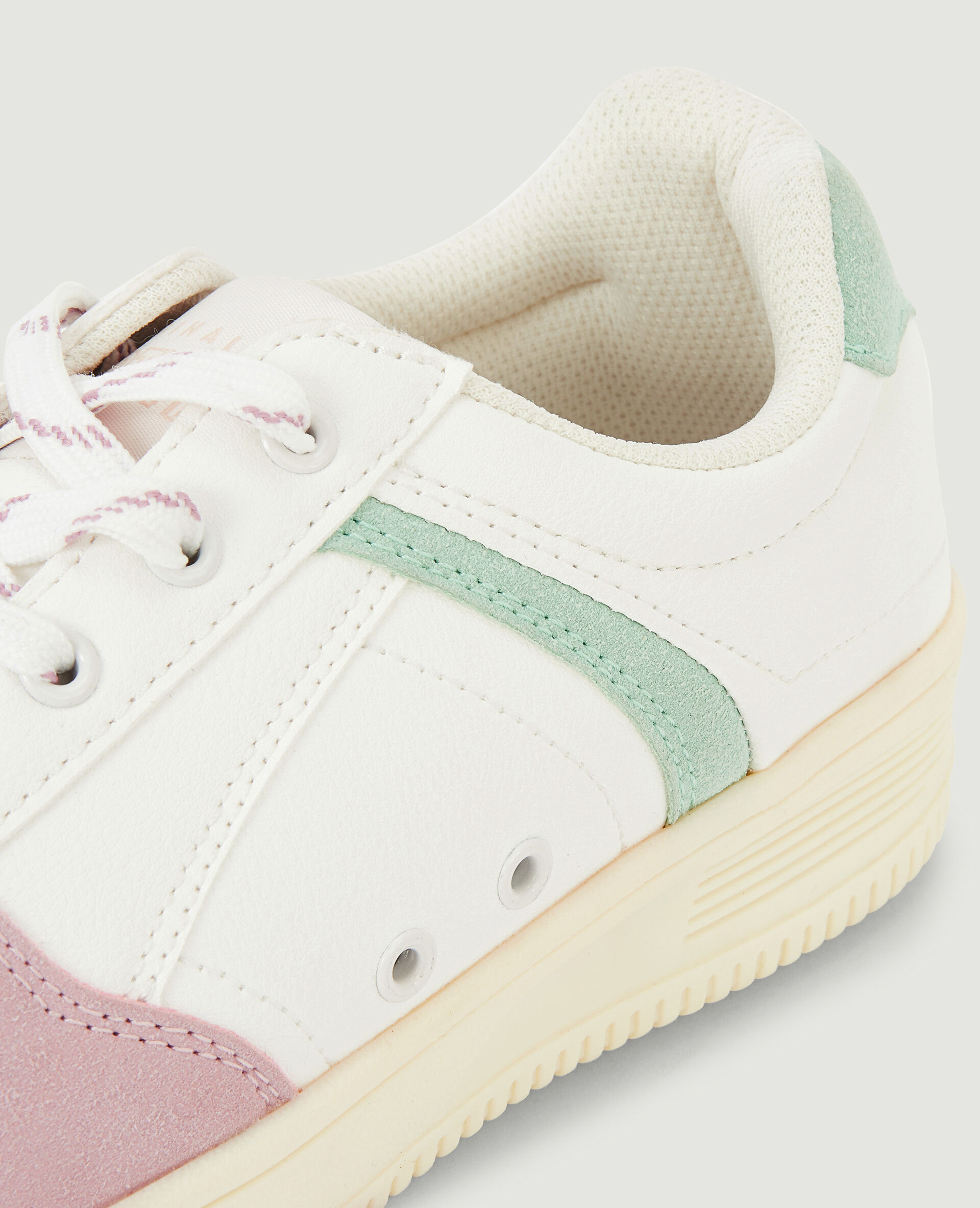 Sneakers bi-matière - Lilas