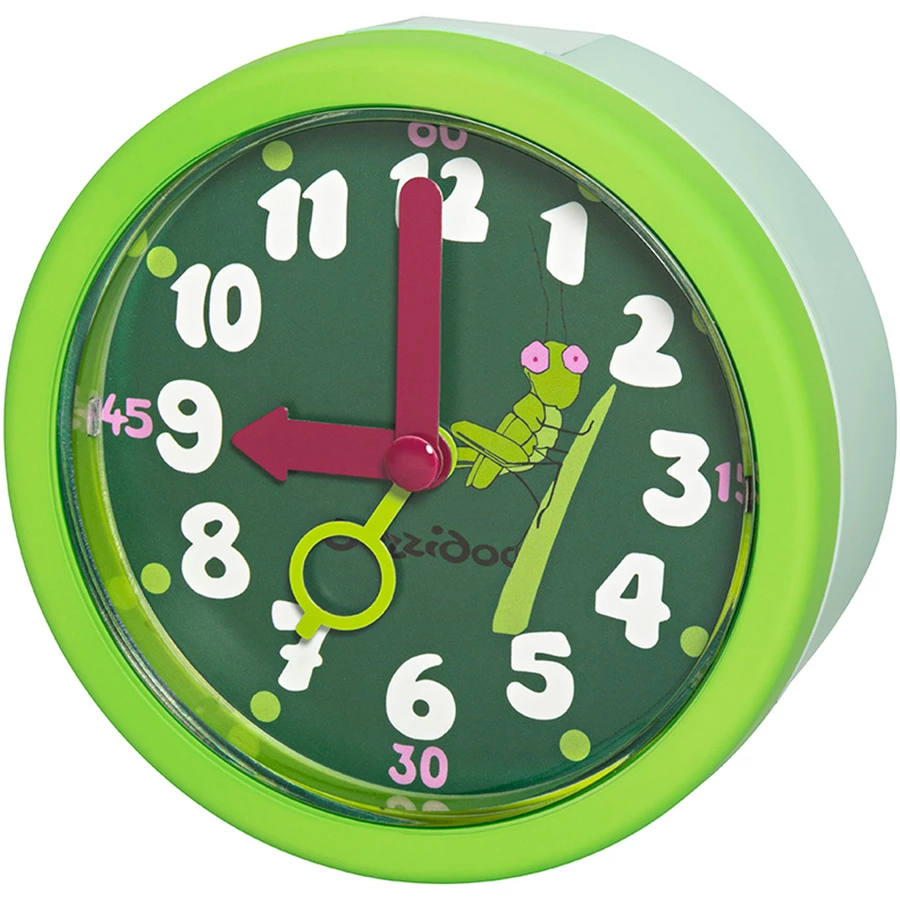 Duzzidoo Kinderwecker Grashüpfer green