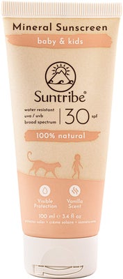 Suntribe Baby & Kids Natural Mineral Solkrem SPF 30 100 ml