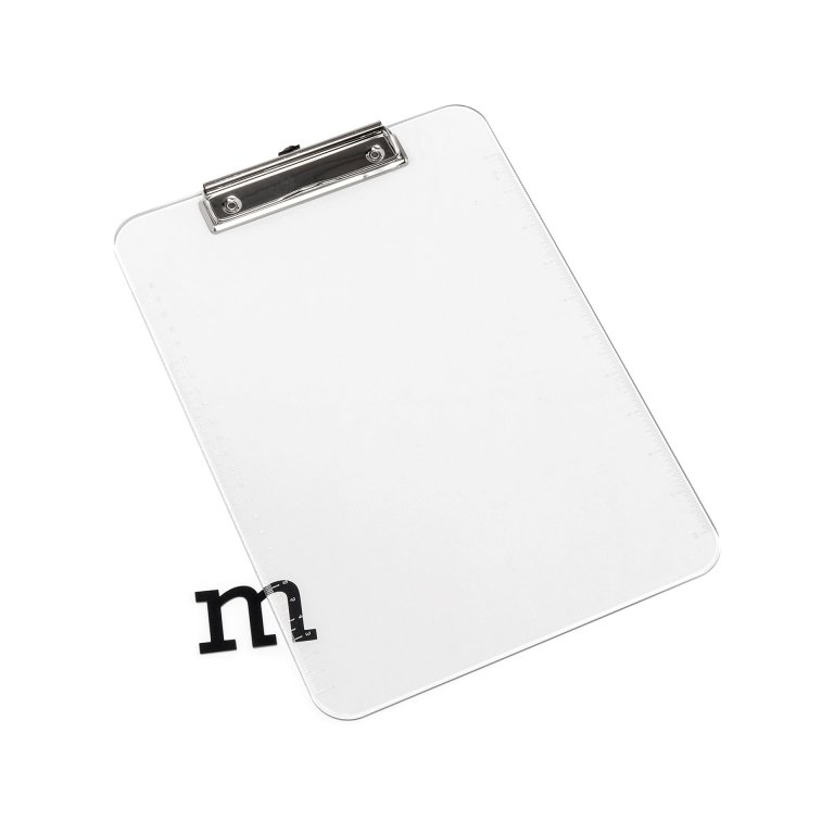 Klemmbrett Acryl, transparent