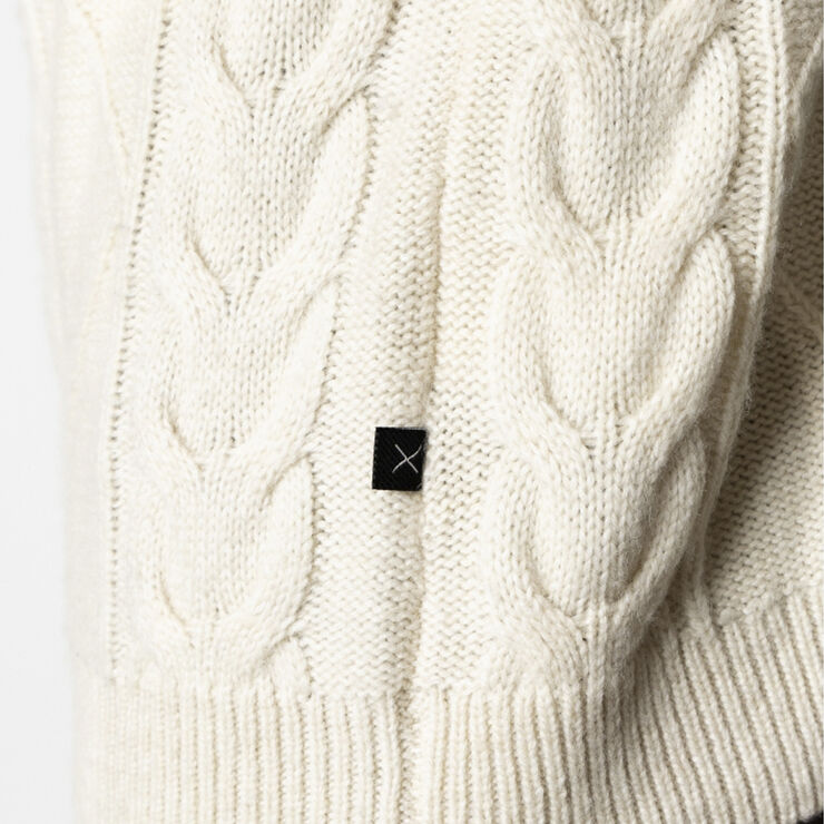 Clean Cut Copenhagen Morgan wool knit Ecru melange
