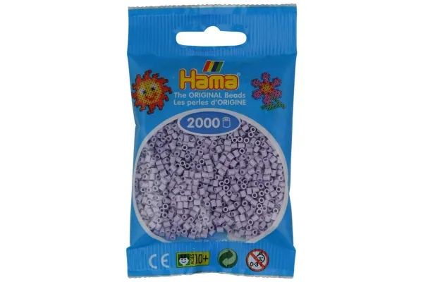 Hama mini perler 2000 stk. lys lavendel
