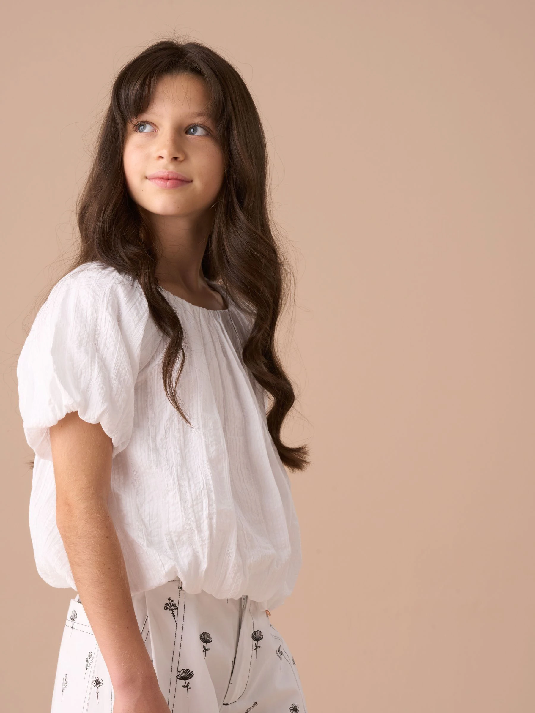 Angel & Rocket Bubble Hem Top met bubbels