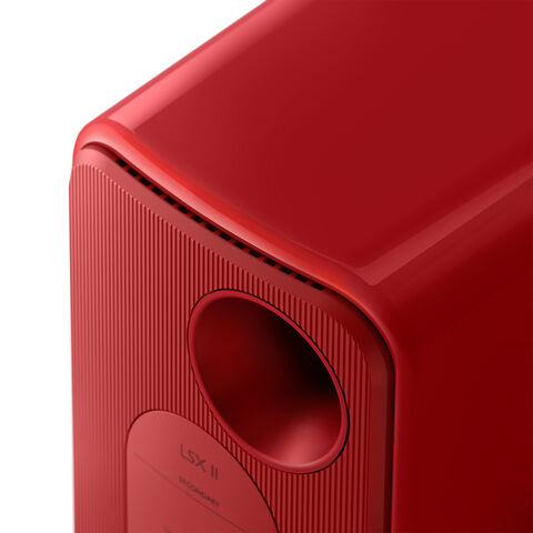KEF LSX II – supercompacte draadloze hifi-luidspreker Rood