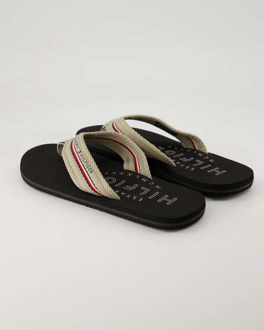 Tommy Hilfiger Beach Sandal Zehentrenner in Beige