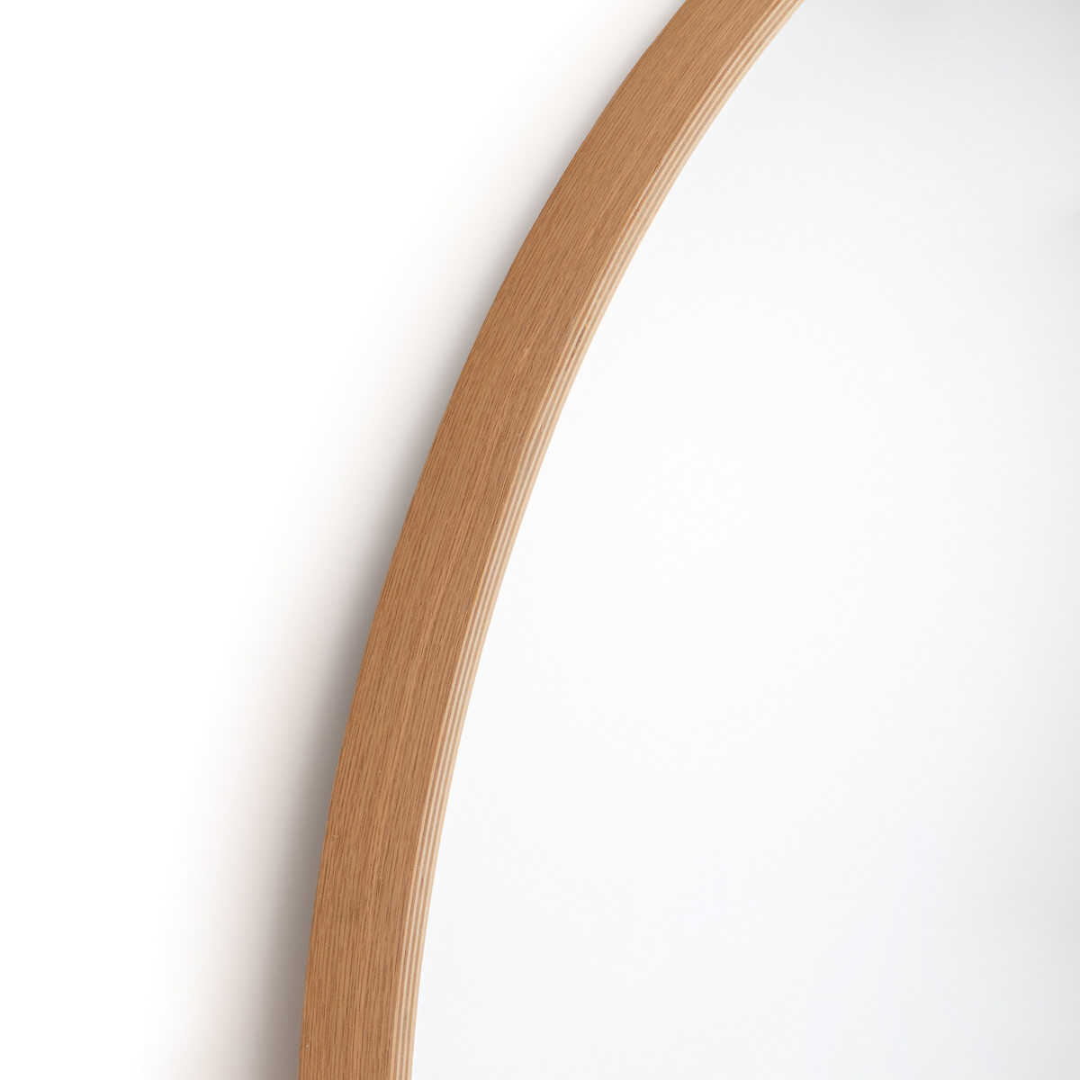 LA REDOUTE INTERIEURS<br>Espelho redondo, carvalho Ø120 cm, Alaria