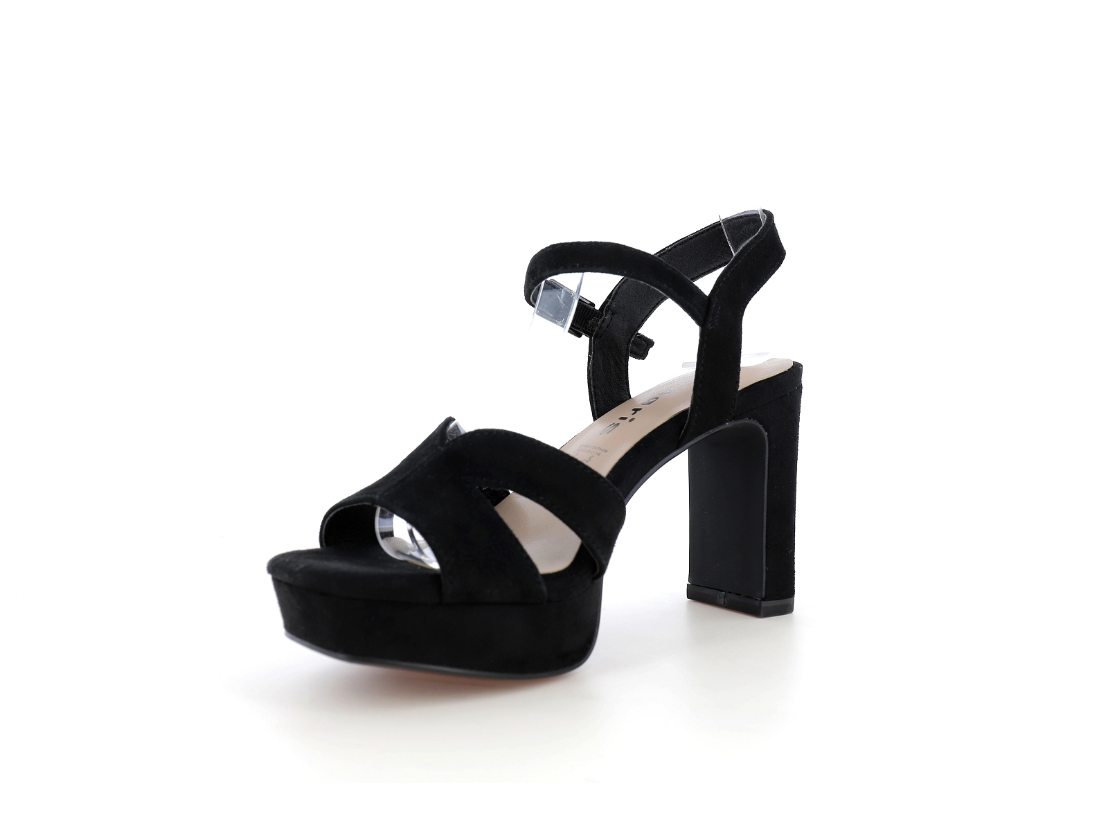 Tamaris-28309 Nubuck Velours Noir