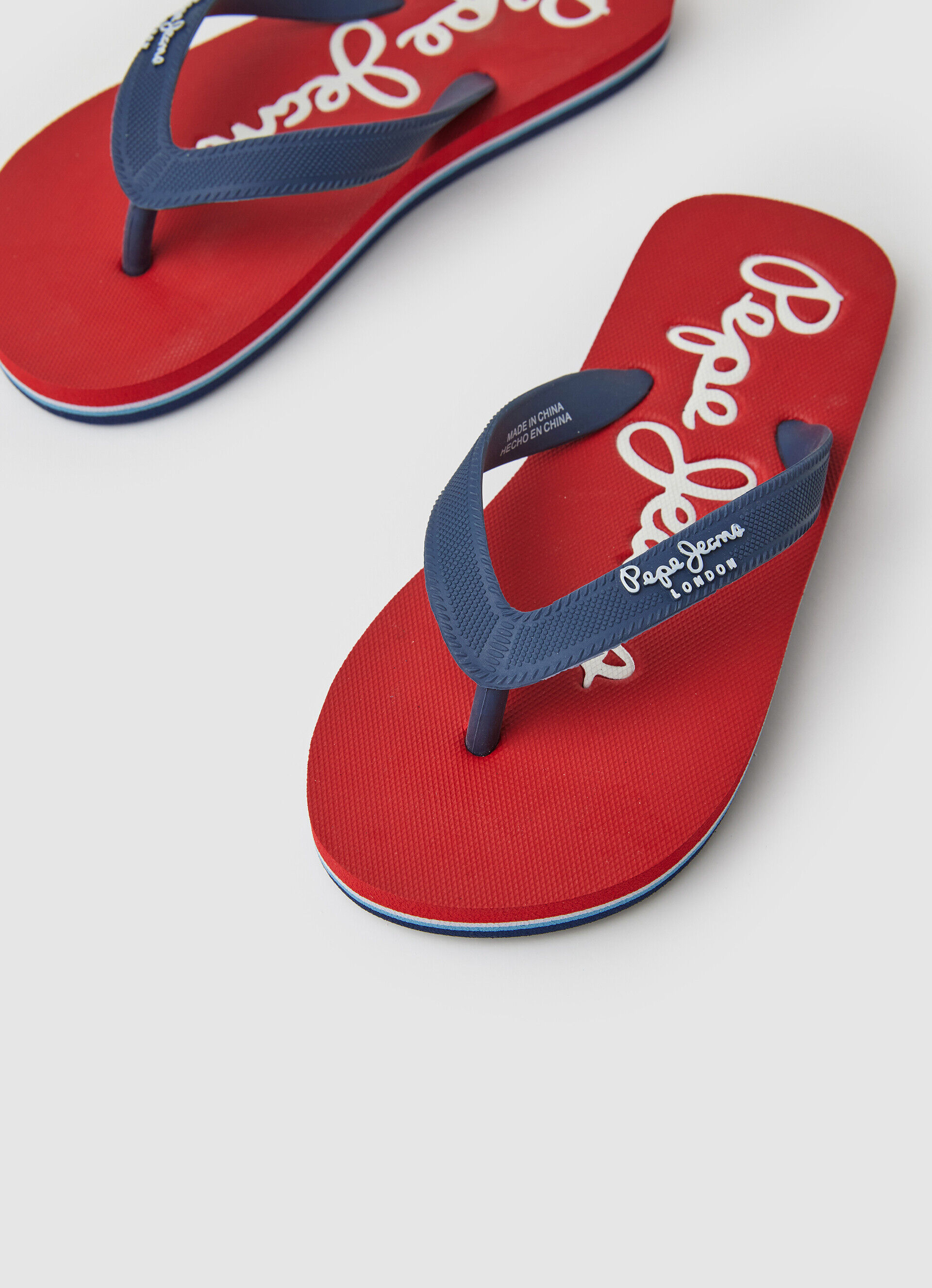 Chinelo básico Bay Beach - vermelho