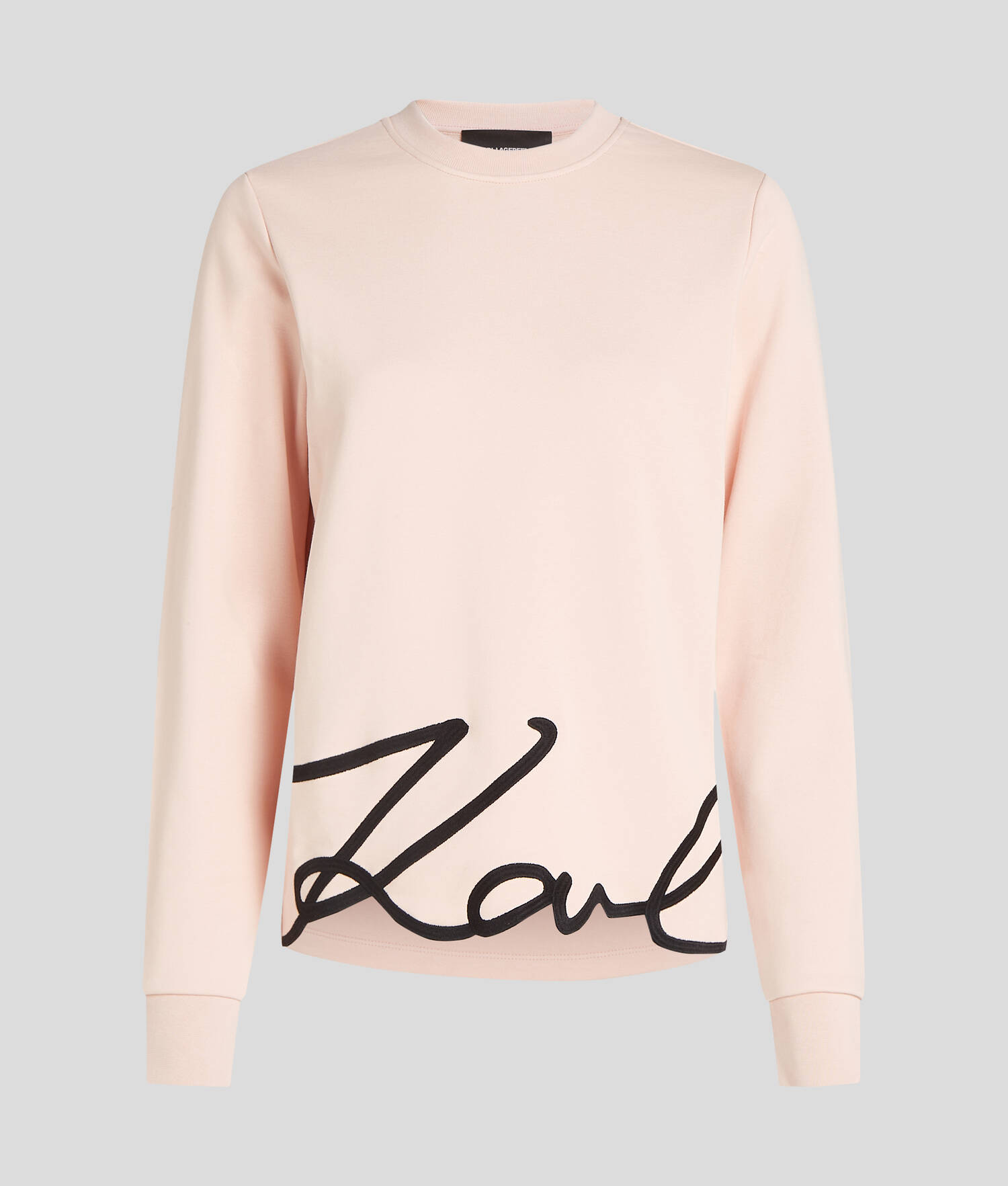 SWEAT-SHIRT À OURLET KARL SIGNATURE