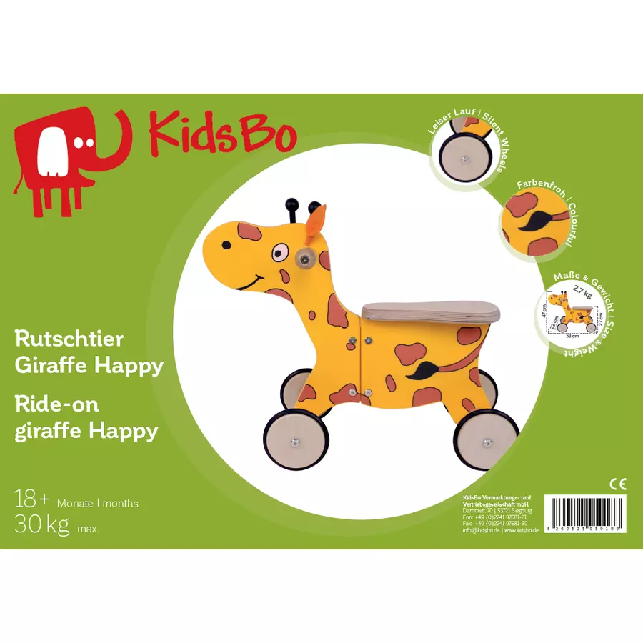 KidsBo Rutschtier Giraffe Funny
