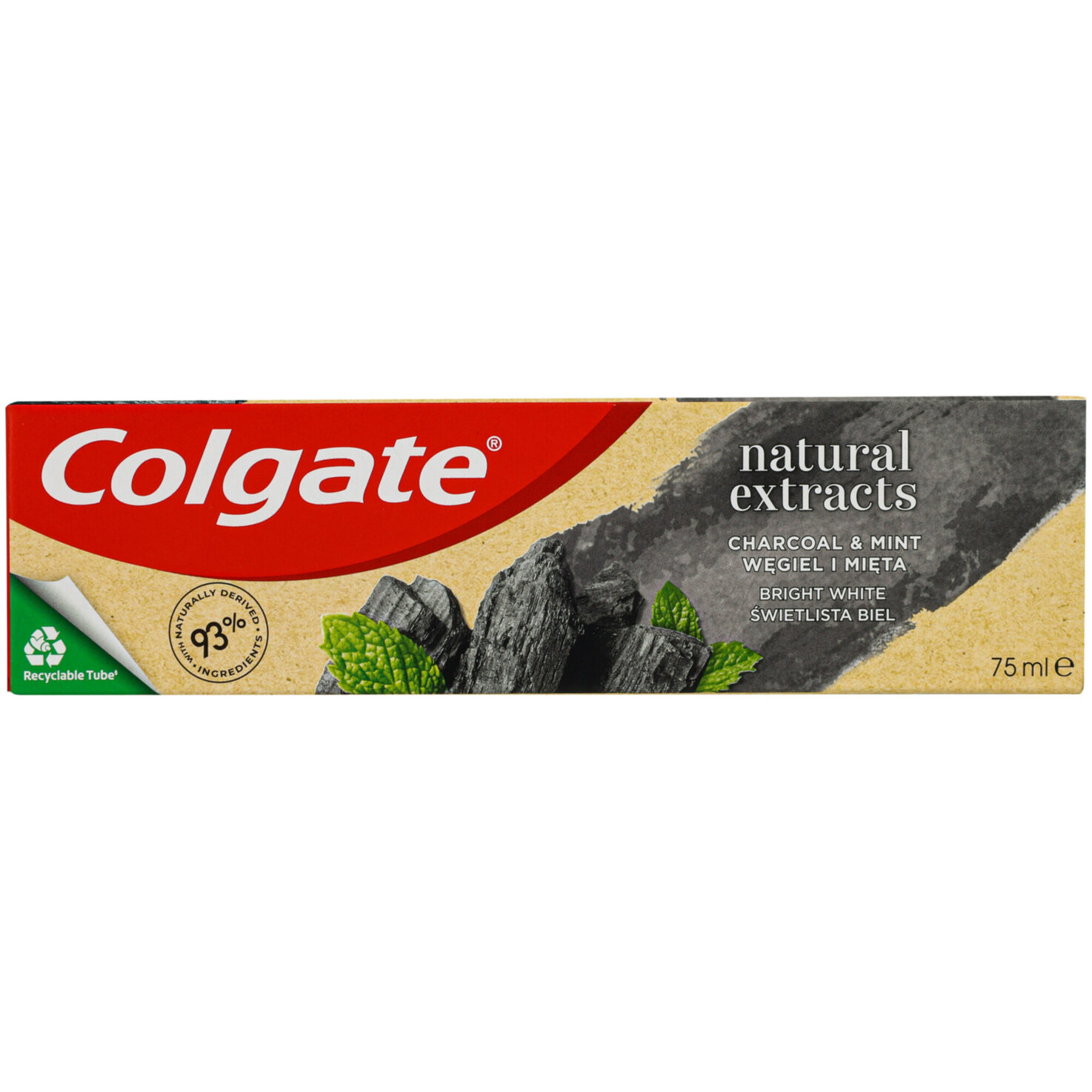 Colgate Natural Extracts BIO Whitening Kohle & Eukalyptus Zahnpasta