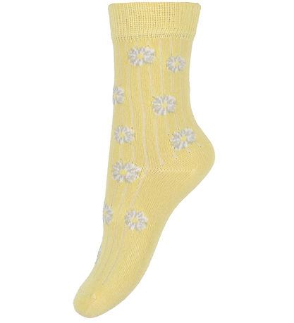 Minipop Socken - Rib - Bambus - 3er-Pack - Flower Mix